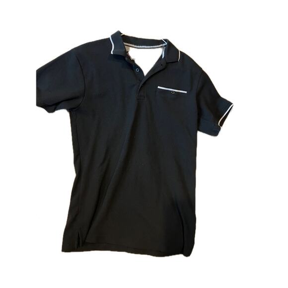 Smash Black Polo Shirt Mens M - Picture 1 of 4